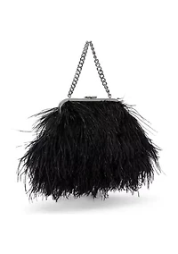 Feather Small Hollie Clutch