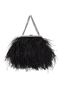 Feather Small Hollie Clutch
