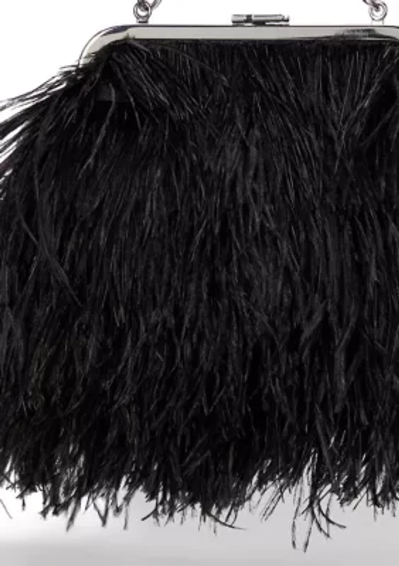 Feather Small Hollie Clutch