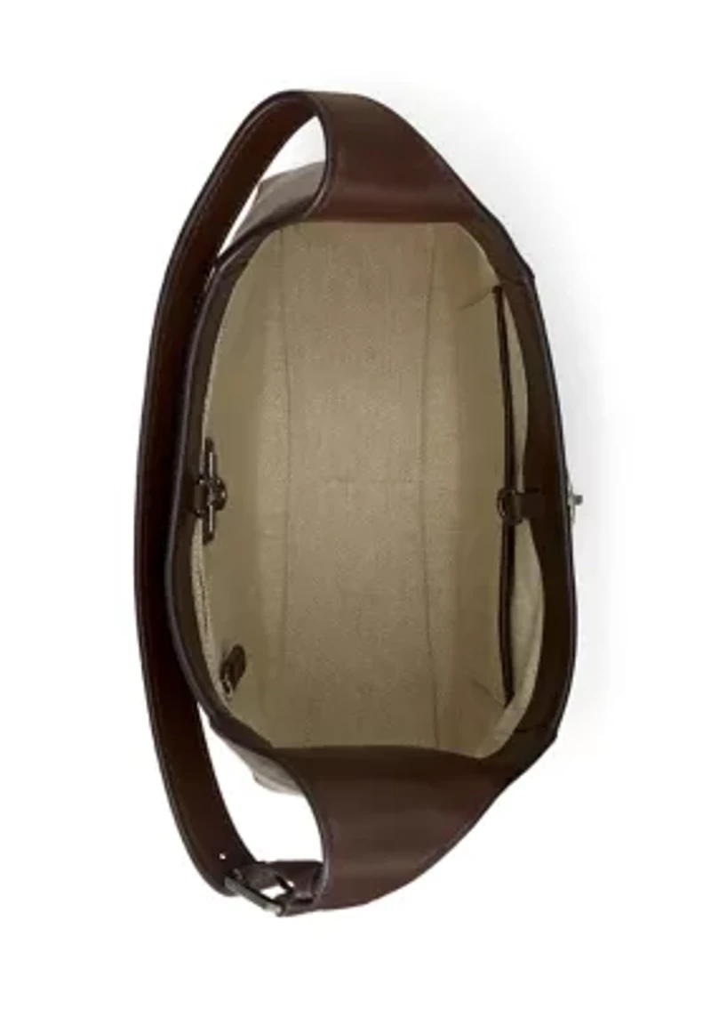 Leather Large Tanner Shoulder Bag