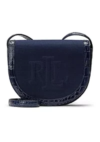 Leather and Canvas Medium Witley Crossbody