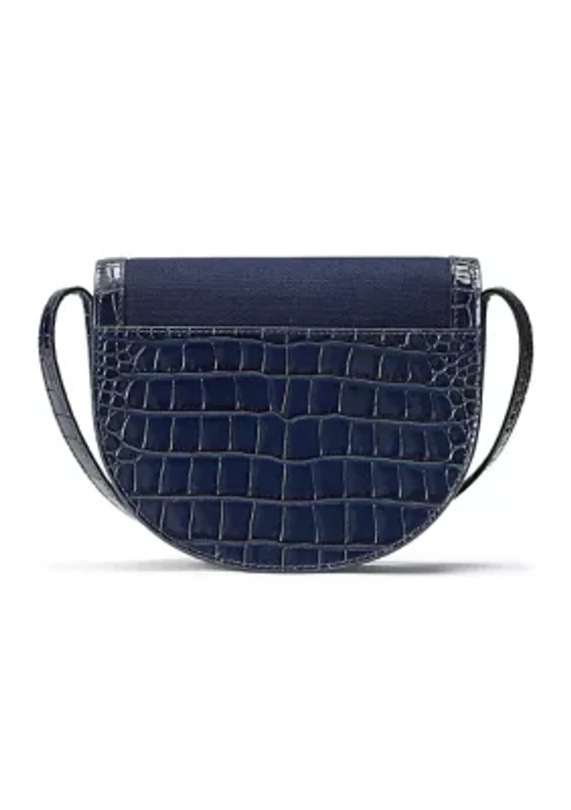 Leather and Canvas Medium Witley Crossbody