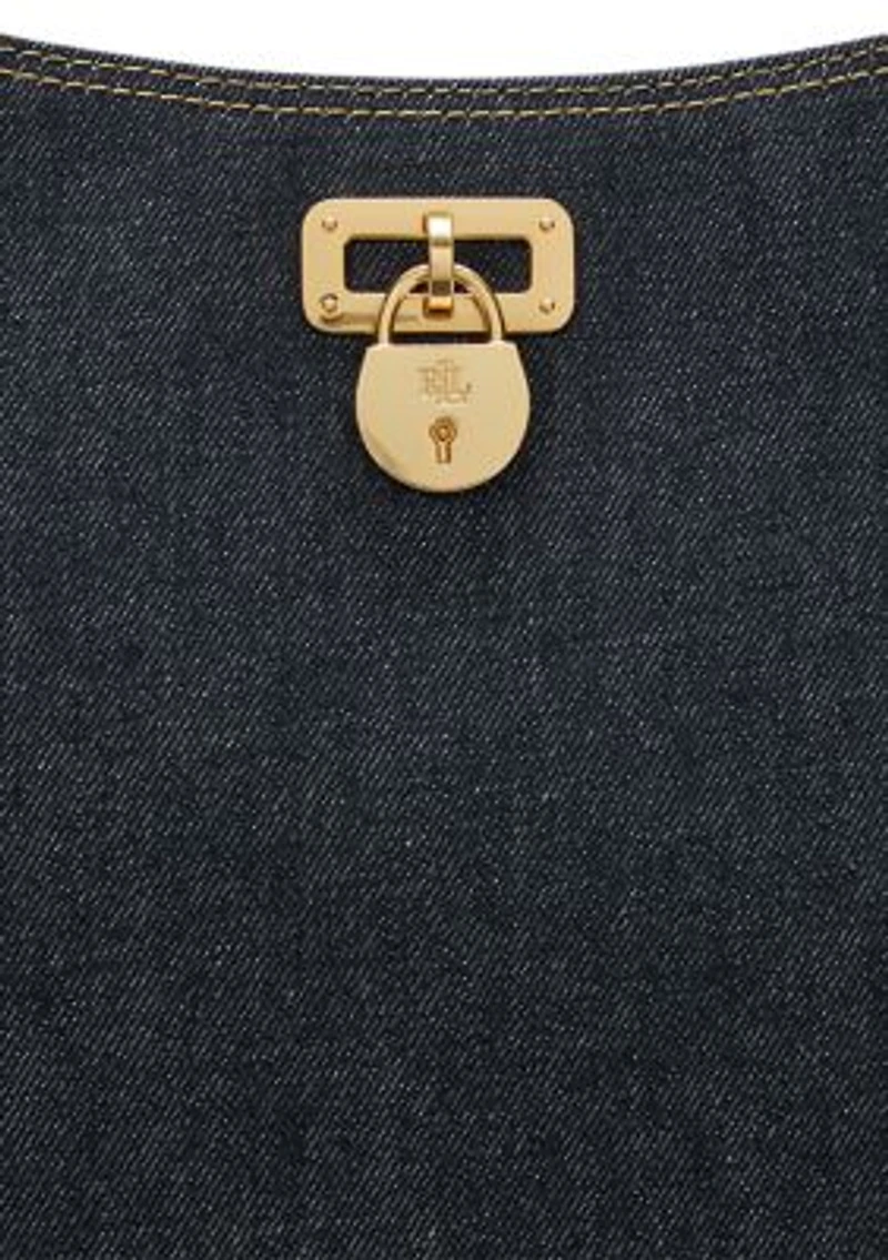 Denim Large Tanner Shoulder Bag