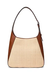 Raffia Large Tanner Shoulder Bag