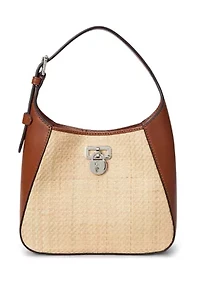 Raffia Small Tanner Shoulder Bag