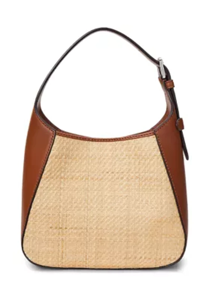 Raffia Small Tanner Shoulder Bag