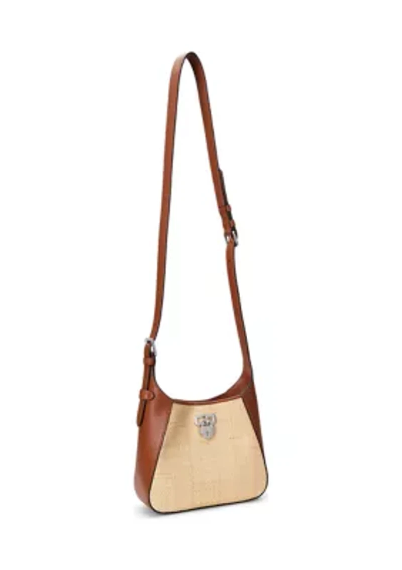 Raffia Small Tanner Shoulder Bag