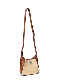 Raffia Small Tanner Shoulder Bag