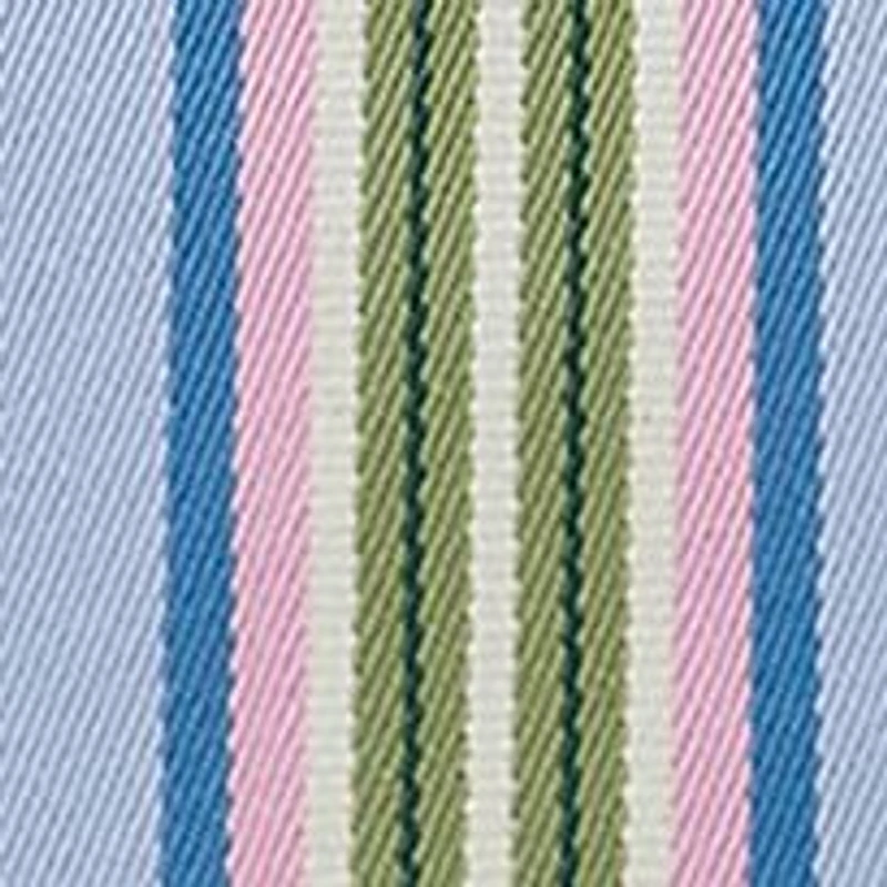 Striped Twill Large Emerie Tote Bag