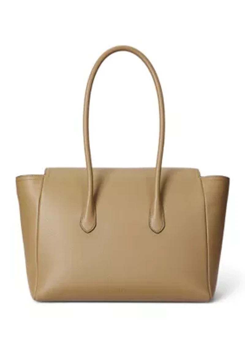 Pebbled Leather Small Tanner Satchel