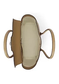 Pebbled Leather Small Tanner Satchel