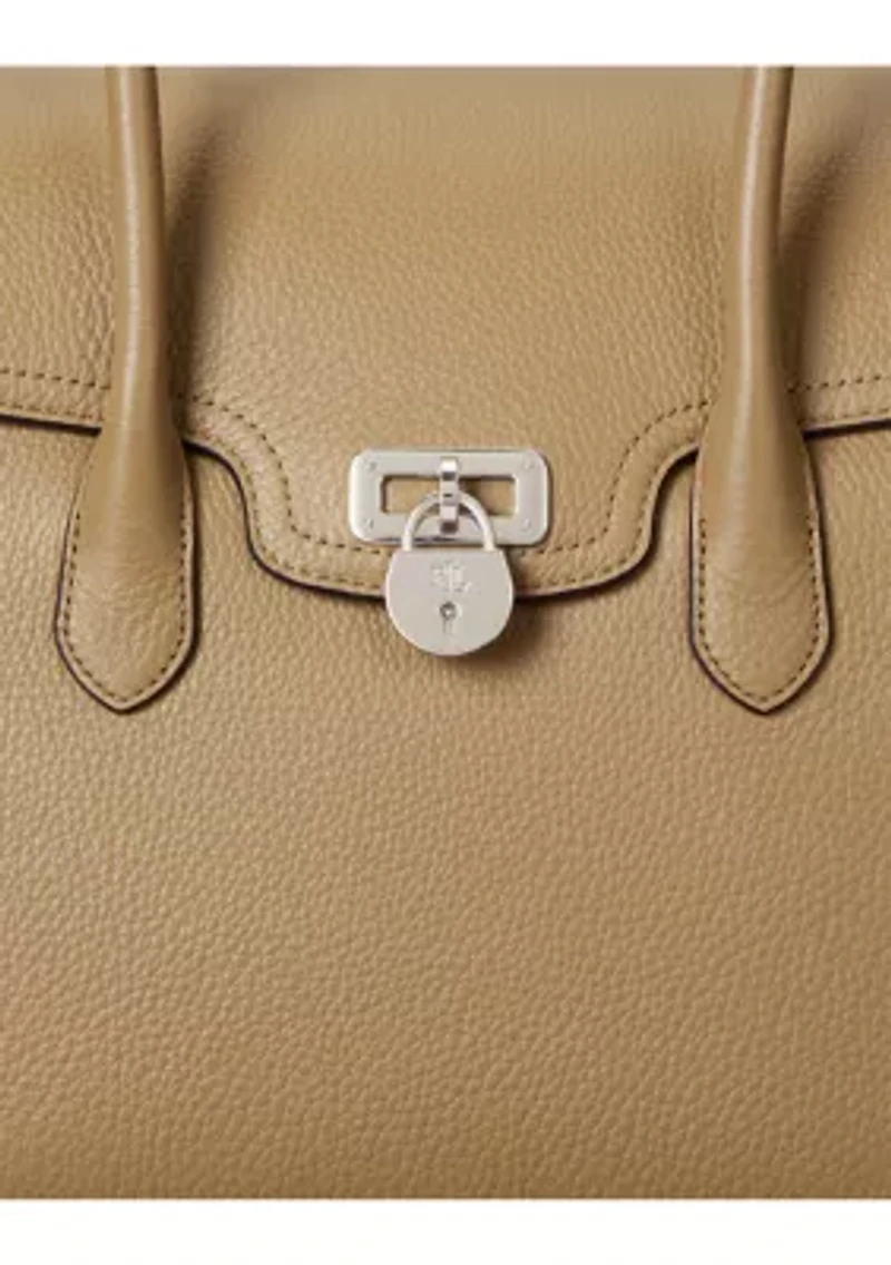 Pebbled Leather Small Tanner Satchel