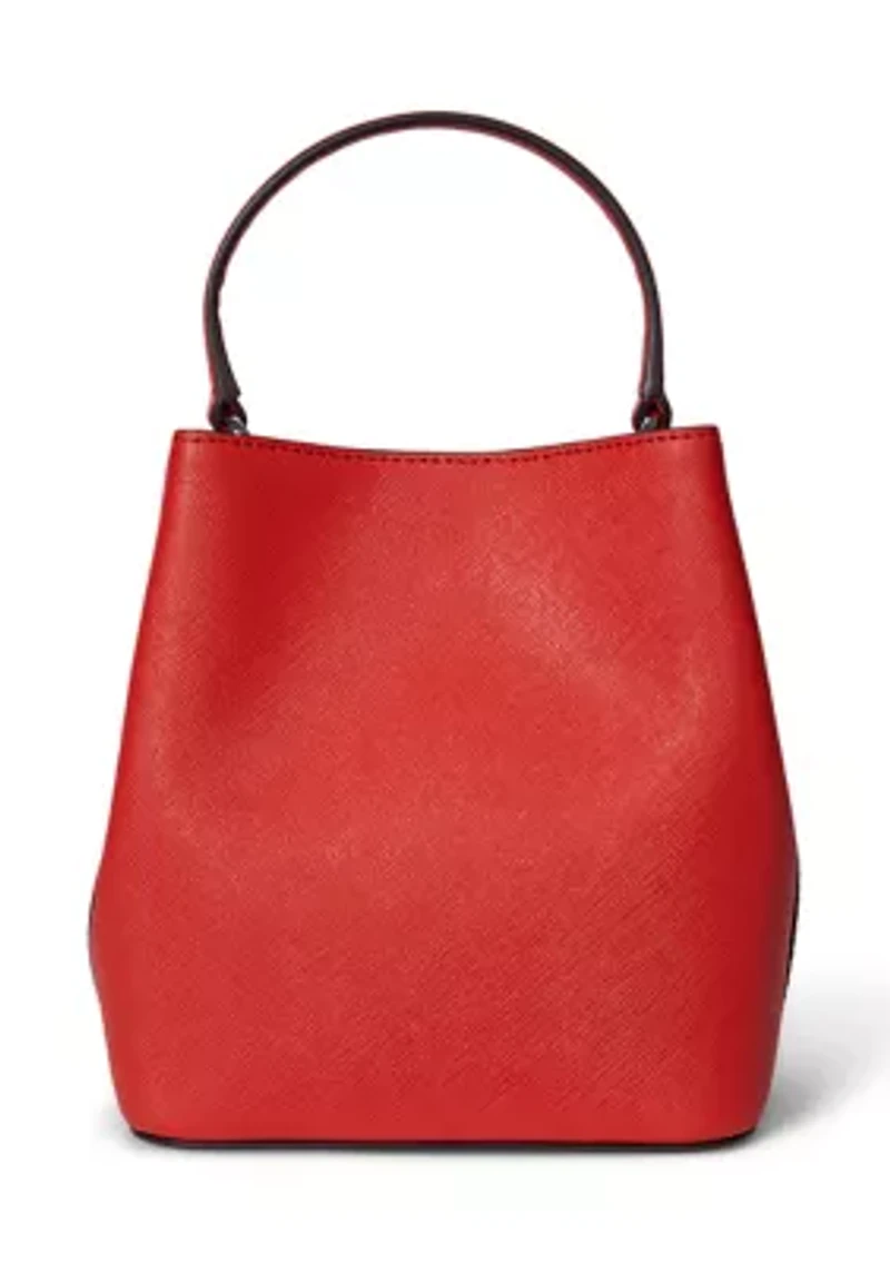 Crosshatch Small Reese Bucket Bag