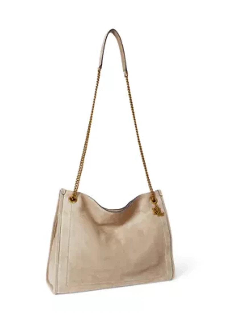 Suede Large Bradley Shopper Tote Bag