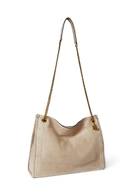 Suede Large Bradley Shopper Tote Bag