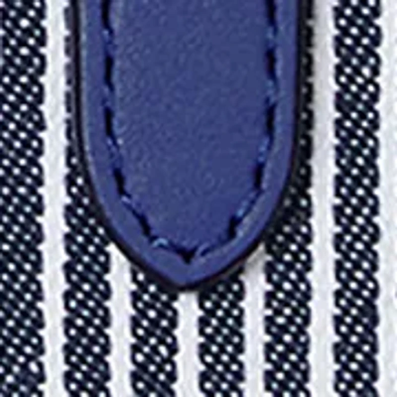 Striped Canvas Small Devyn Tote Bag