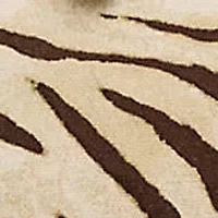 Zebra Print Canvas Large Tanner Satchel