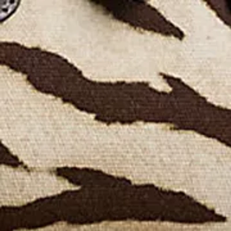 Zebra Print Canvas Small Tanner Satchel