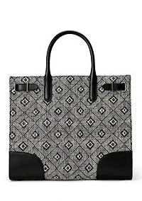 Woven Straw Medium Devyn Tote Bag