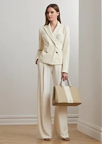 Two Tone Leather Large Hanna Satchel