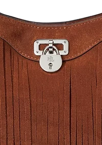 Fringe-Trim Small Tanner Shoulder Bag