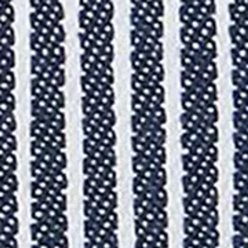 Striped Canvas Small Farrah Satchel