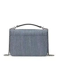 Striped Canvas Medium Sophee Bag