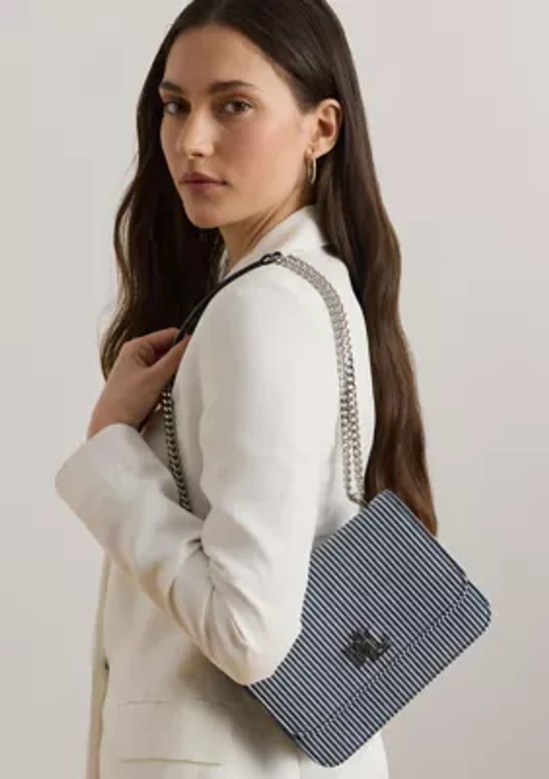 Striped Canvas Medium Sophee Bag
