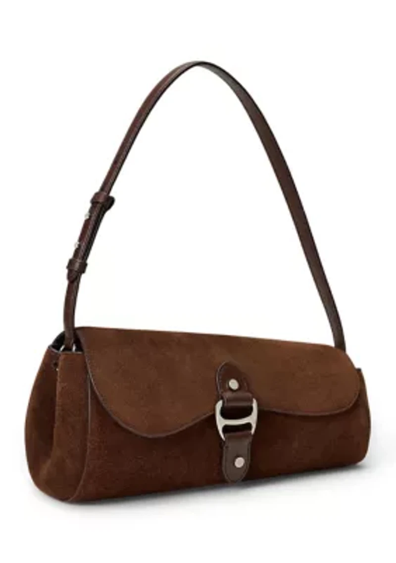 Suede Medium Tasha East-West Bag