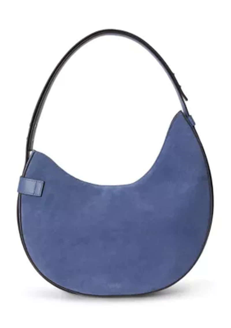 Suede Large Tasha Shoulder Bag