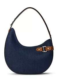Denim Large Tasha Shoulder Bag