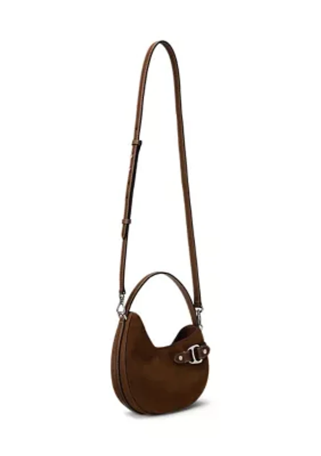 Lauren Ralph Lauren Suede Small Tasha Crossbody Bag at Hamilton