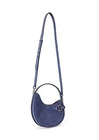 Suede Small Tasha Crossbody Bag