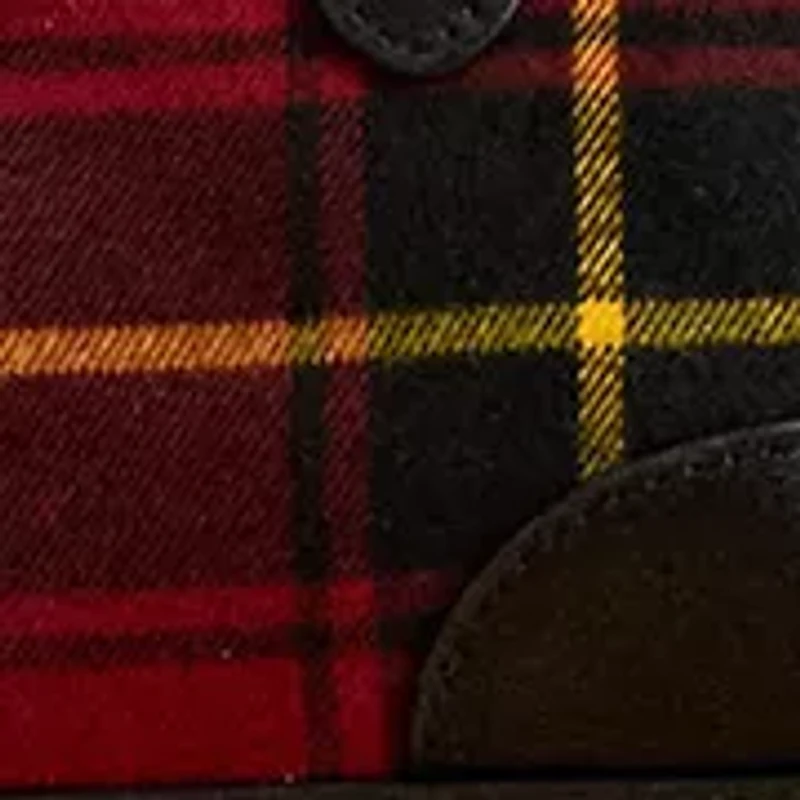 Plaid Twill Small Tanner Satchel