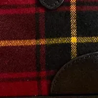 Plaid Twill Small Tanner Satchel