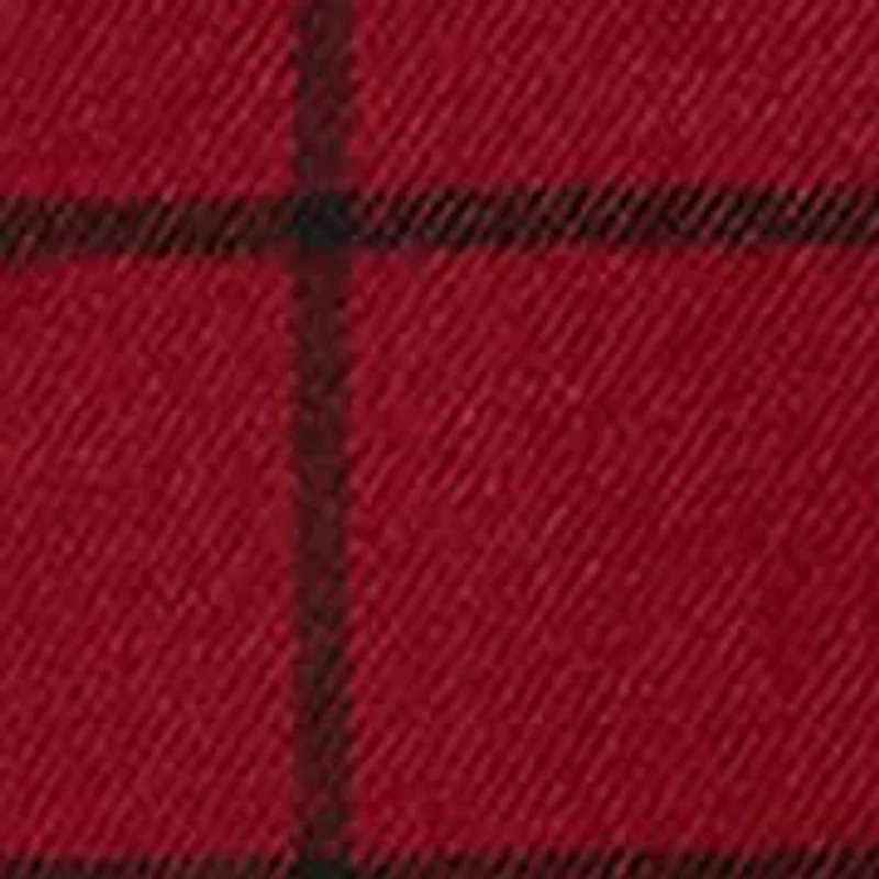 Plaid Twill Large Tanner Satchel