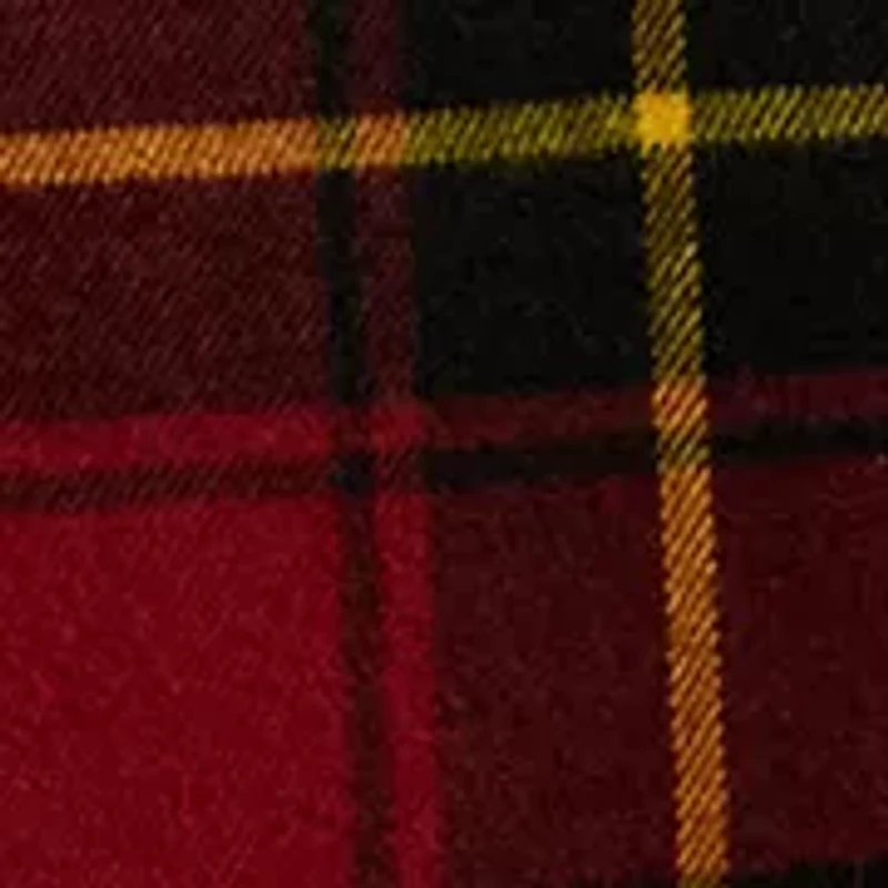 Plaid Twill Large Tanner Satchel