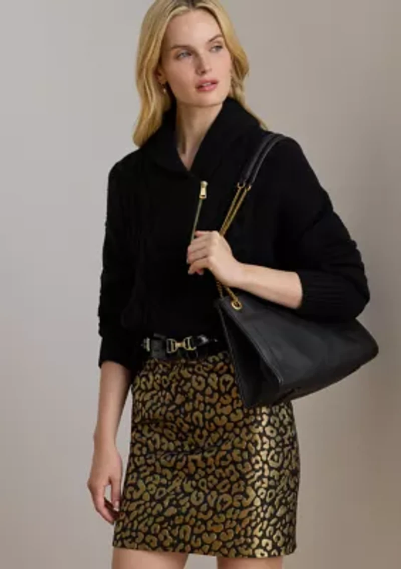 Pebbled Leather Medium Bradley Tote Bag