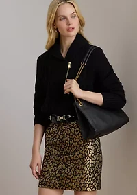 Pebbled Leather Medium Bradley Tote Bag