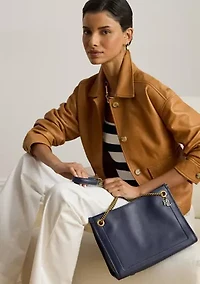 Pebbled Leather Medium Bradley Tote Bag