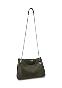 Suede & Leather Medium Bradley Tote Bag