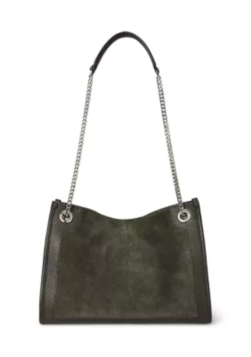 Suede & Leather Medium Bradley Tote Bag