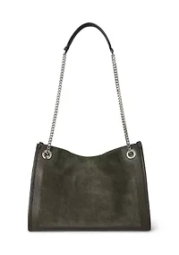 Suede & Leather Medium Bradley Tote Bag
