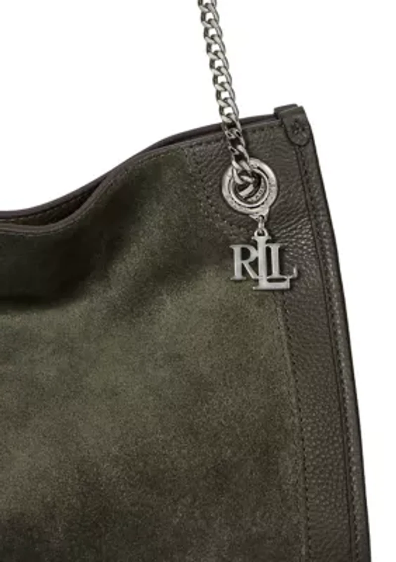 Suede & Leather Medium Bradley Tote Bag
