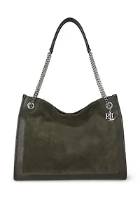 Suede & Leather Large Bradley Tote Bag