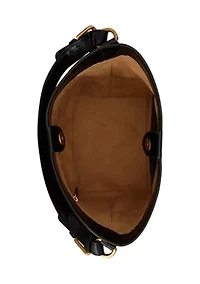 Croc-Embossed Medium Witley Bucket Bag