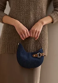 Denim Small Tasha Crossbody Bag