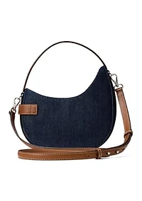 Denim Small Tasha Crossbody Bag