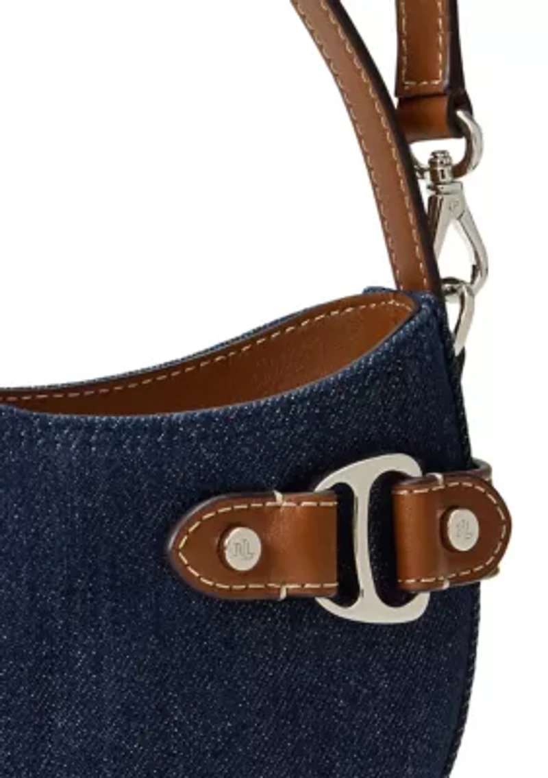 Denim Small Tasha Crossbody Bag