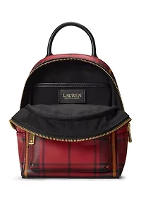 Plaid Leather Mini Stevie Crossbody